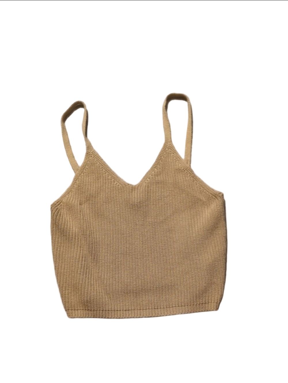 Frye Tan Sweater Tank Size Medium